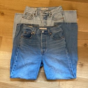 Levi’s RIBCAGE Straight Ankle bundle!